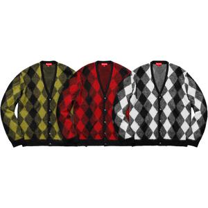 Brushed Argyle Cardigan - spring summer 2018 - Supreme