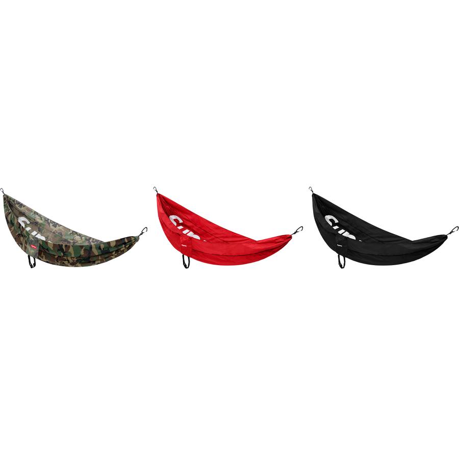 Details on Supreme ENO DoubleNest Hammock from spring summer
                                            2019 (Price is $188)