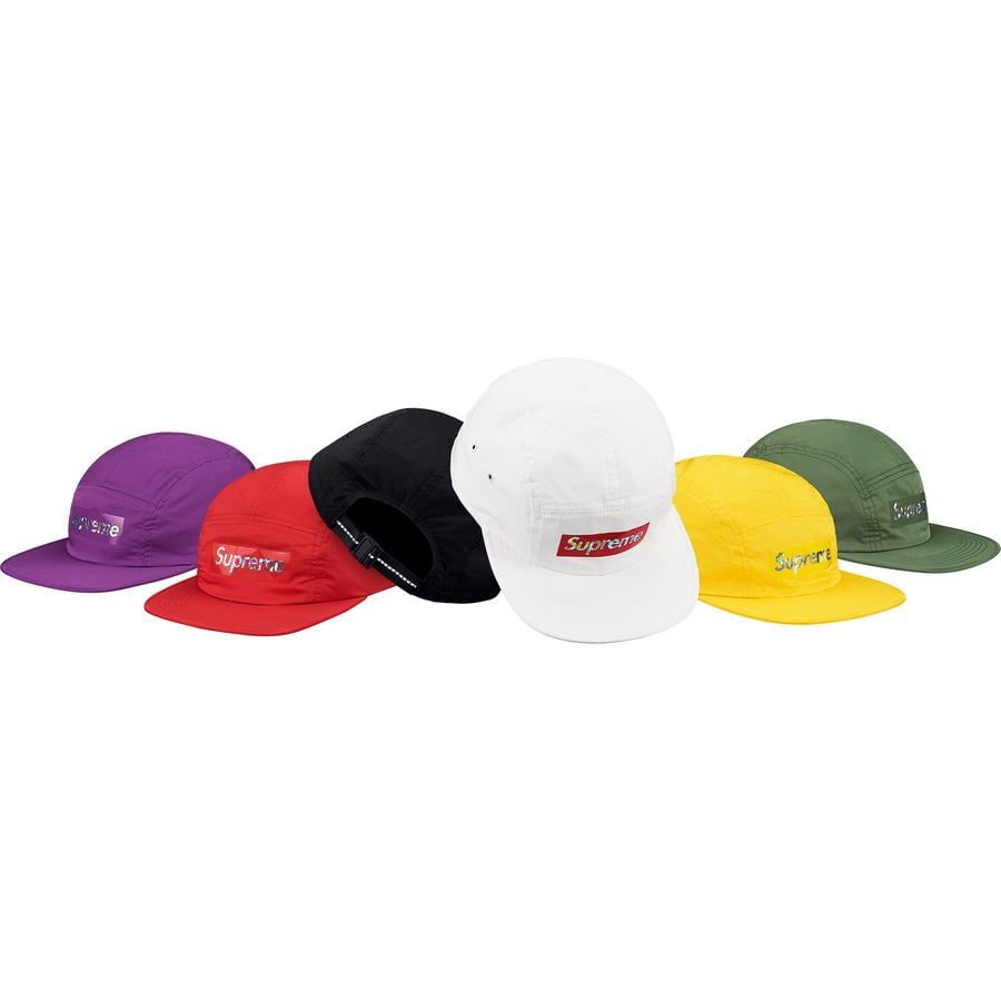 Details on Holographic Logo Camp Cap from spring summer
                                            2019 (Price is $48)