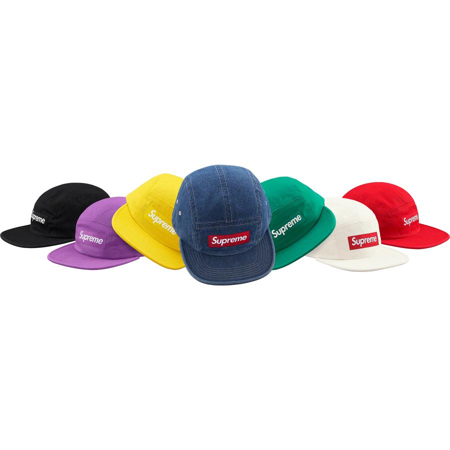 Supreme Washed Chino Twill Camp Cap for spring summer 19 season