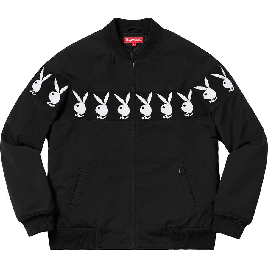 Details on Supreme Playboy© Crew Jacket  from spring summer
                                                    2019 (Price is $238)