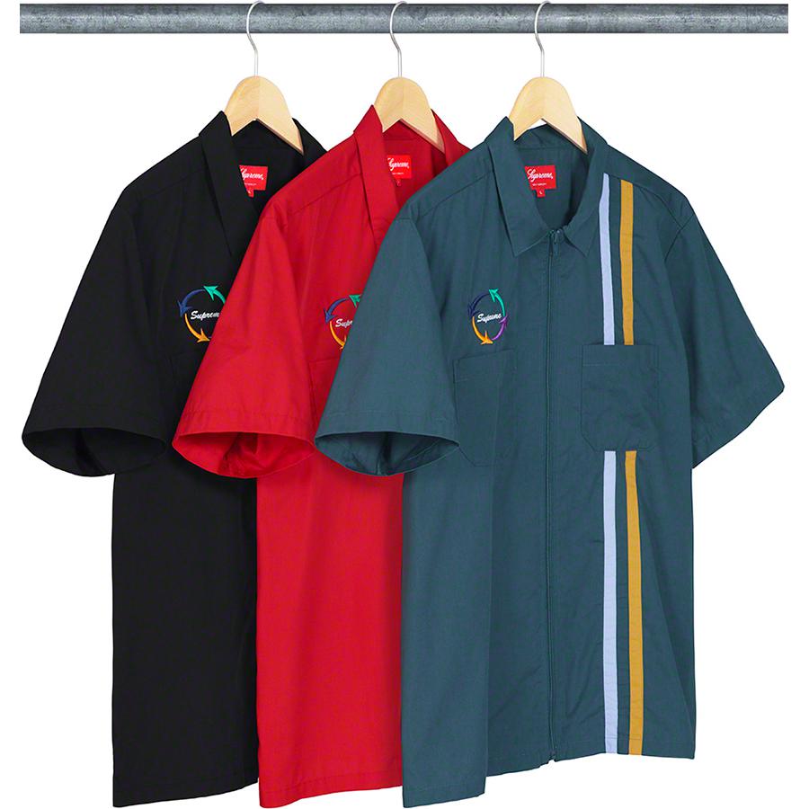 Supreme Zip Up S S Work Shirt releasing on Week 13 for spring summer 2019