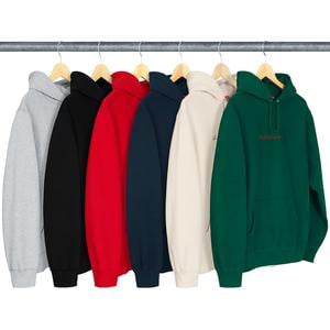 le luxe hooded sweatshirt supreme