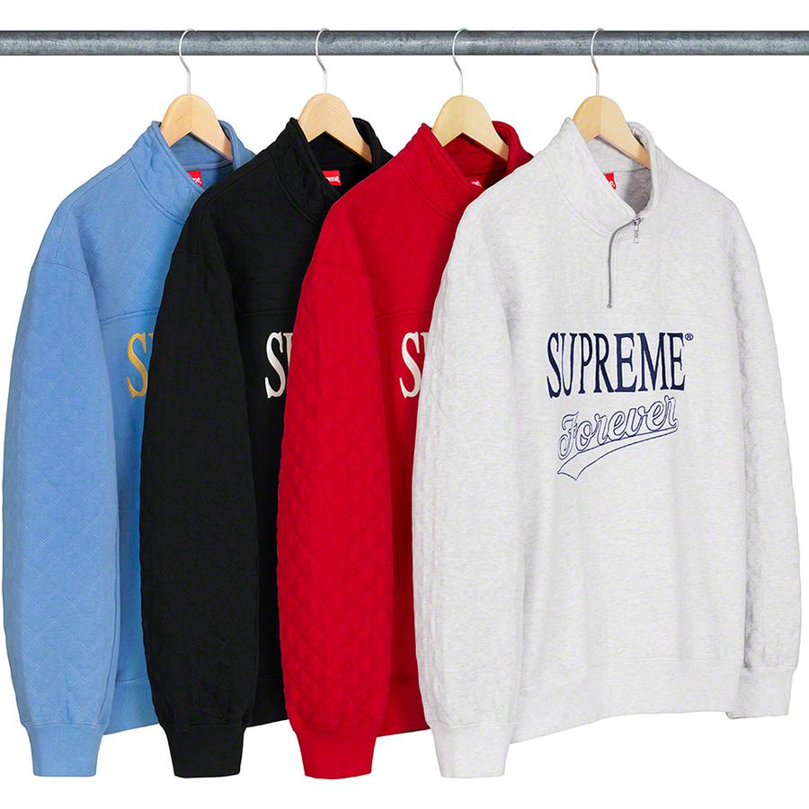 Details on Forever Half Zip Sweatshirt from spring summer
                                            2019 (Price is $148)