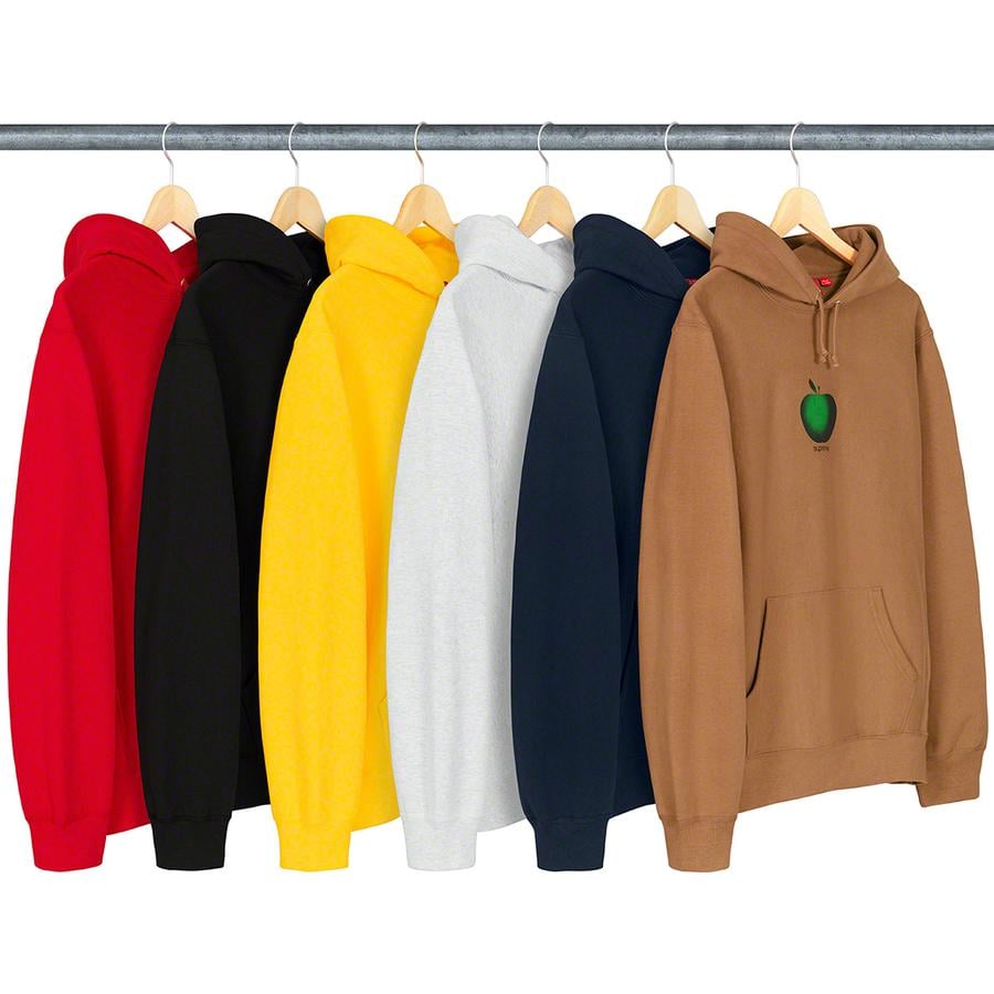 Details on Apple Hooded Sweatshirt from spring summer
                                            2019 (Price is $148)