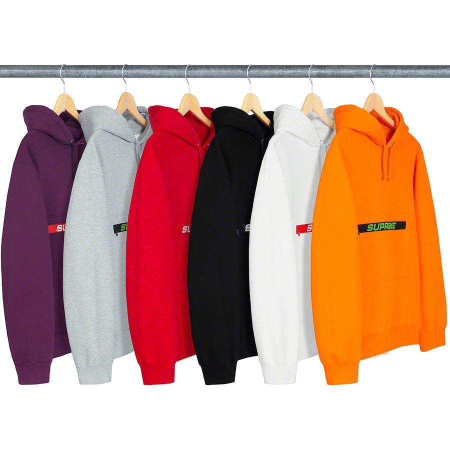 Details on Zip Pouch Hooded Sweatshirt from spring summer
                                            2019 (Price is $148)