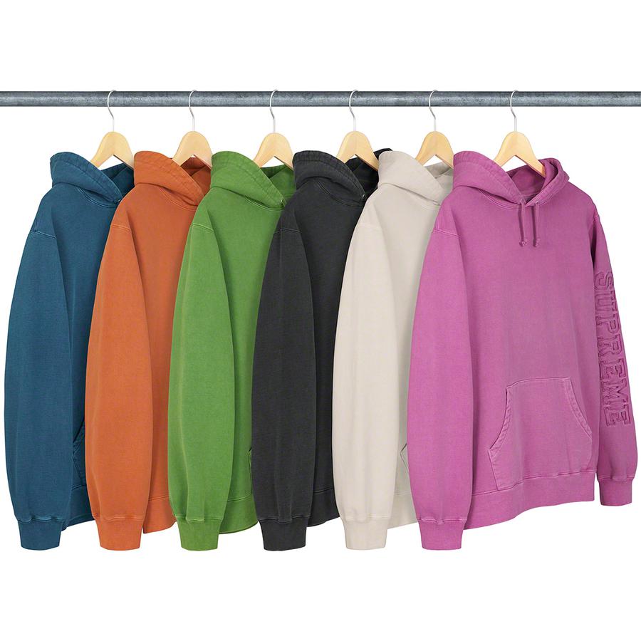 Details on Overdyed Hooded Sweatshirt from spring summer
                                            2019 (Price is $148)
