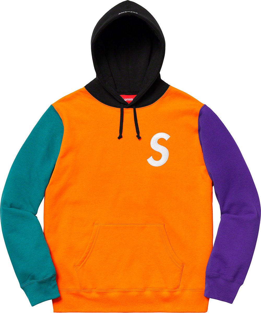 Supreme パーカー S Logo Colorblocked Hooded | camillevieraservices.com