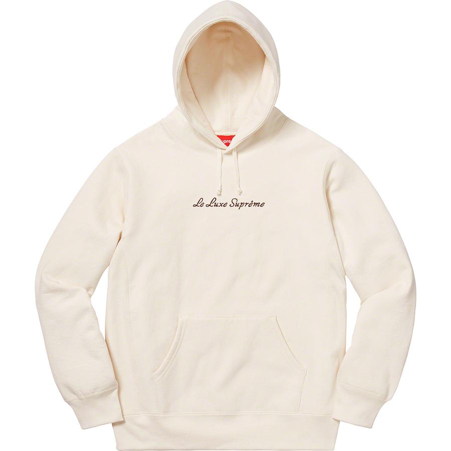 Details on Le Luxe Hooded Sweatshirt  from spring summer
                                                    2019 (Price is $148)