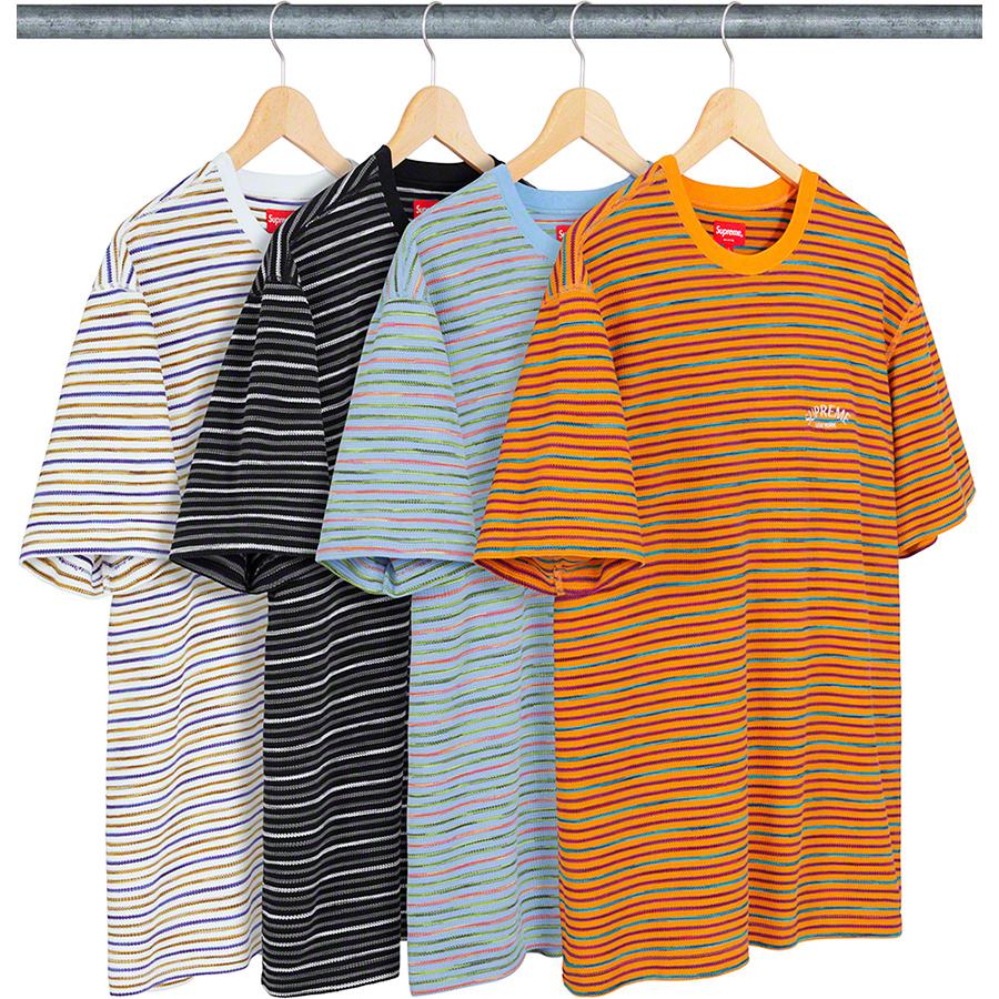 Supreme Stripe Thermal S S Top releasing on Week 16 for spring summer 2019