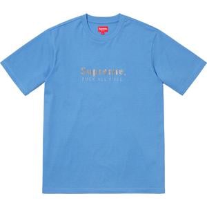 supreme gold bar tee