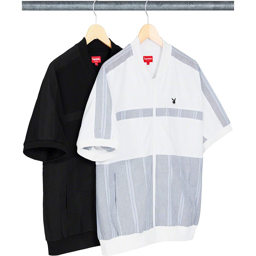 Details on Supreme Playboy© Leisure Zip Up Top from spring summer
                                            2019 (Price is $138)