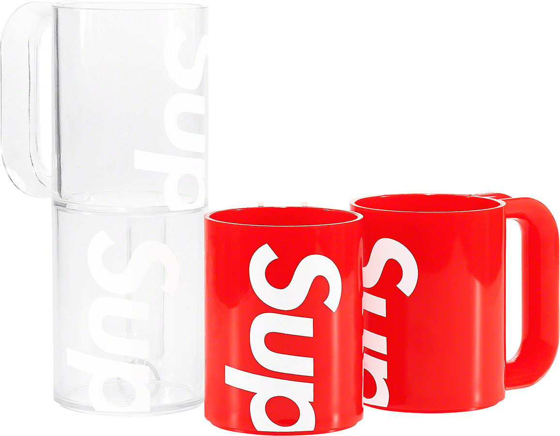 新品 Supreme Heller Mugs (Set Of 2) Red