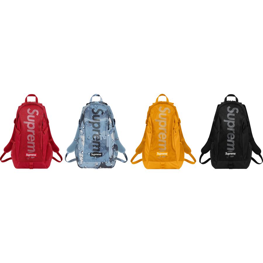 Supreme Backpack released during spring summer 20 season
