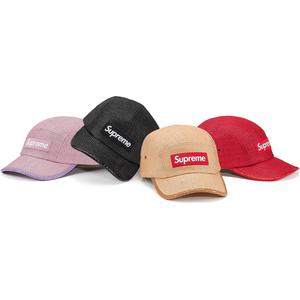 supreme raffia camp cap tan