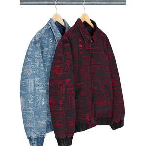 Checks Embroidered Denim Jacket - spring summer 2020 - Supreme