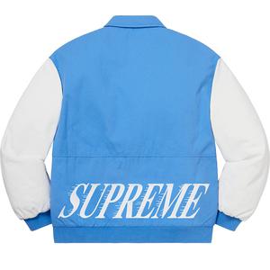 supreme twill varsity jacket