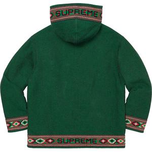 supreme woven hooded jacket green