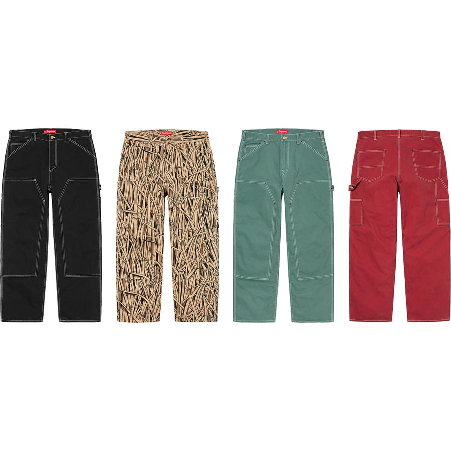 Supreme Double Knee Painter Pant released during spring summer 20 season