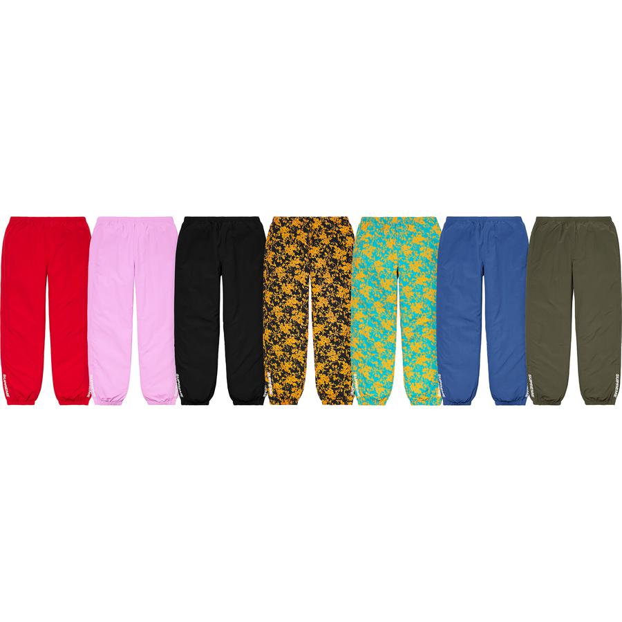 Supreme Warm Up Pant released during spring summer 20 season