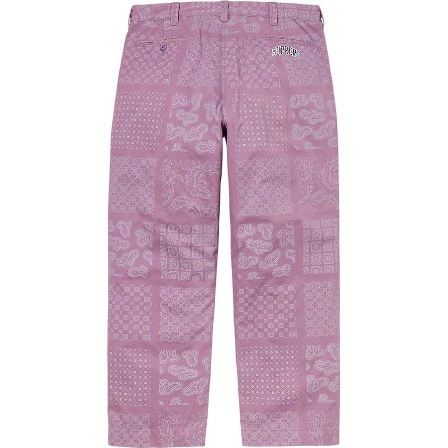 Details on Paisley Grid Chino Pant  from spring summer
                                                    2020 (Price is $148)
