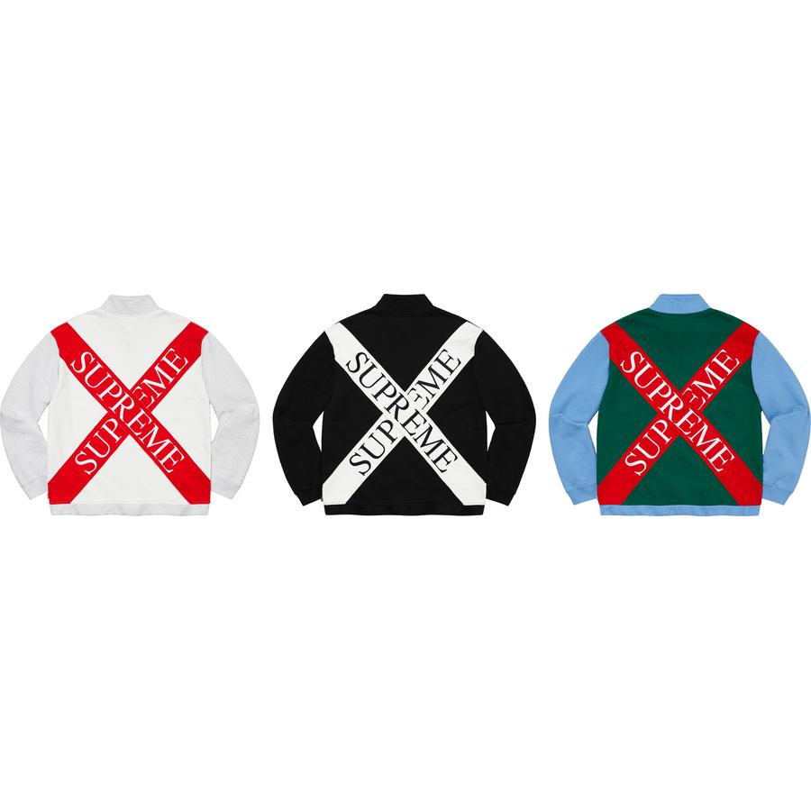 Supreme Cross Half Zip Sweatshirt releasing on Week 12 for spring summer 2020