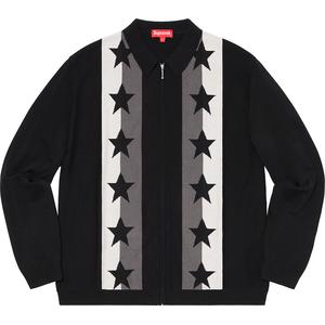 Stars Zip Up Sweater Polo - spring summer 2020 - Supreme