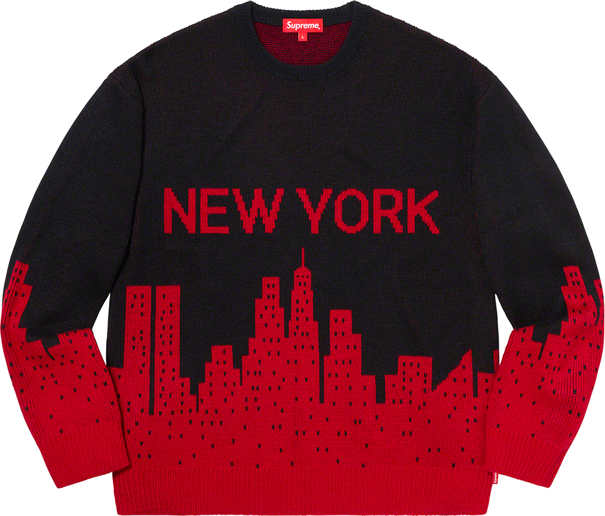 supreme New York Sweater 希少　XL