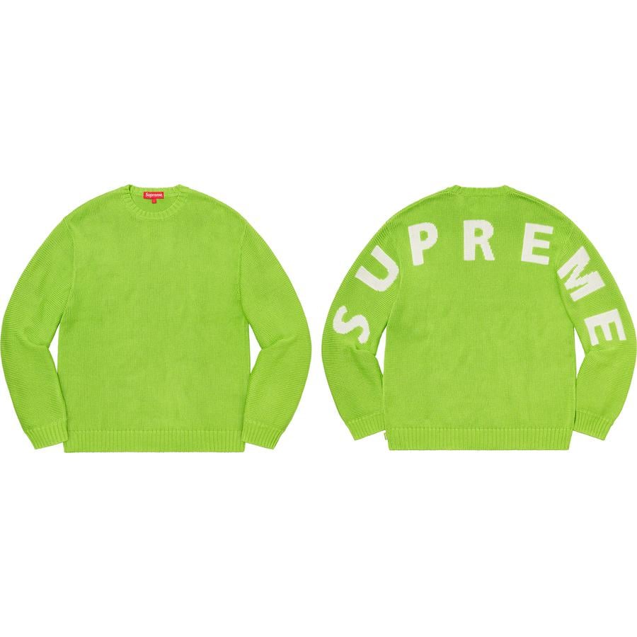 Details on Back Logo Sweater  from spring summer
                                                    2020 (Price is $158)