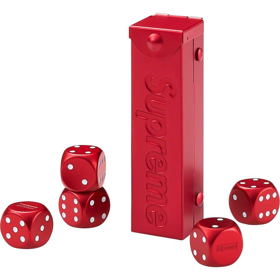 Details on Aluminum Dice Set from spring summer
                                            2021 (Price is $32)
