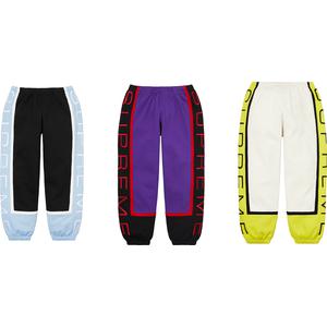 supreme paneled sweatpant