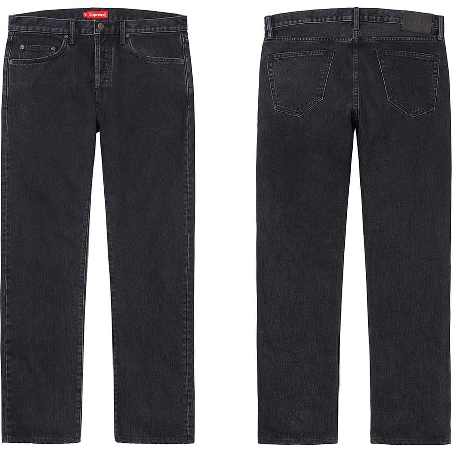 Details on Stone Washed Black Slim Jean from spring summer
                                            2021 (Price is $148)