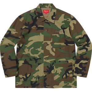 supreme blessings ripstop shirt woodland camo