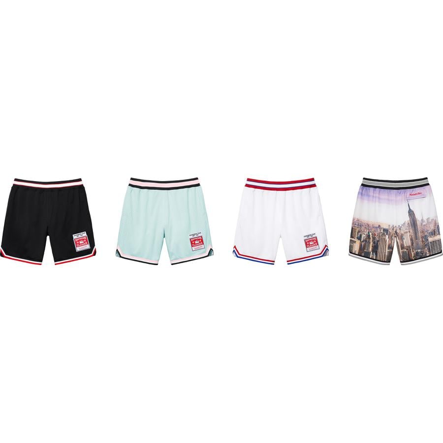 Details on Supreme Mitchell & Ness Basketball Short from spring summer
                                            2021 (Price is $138)
