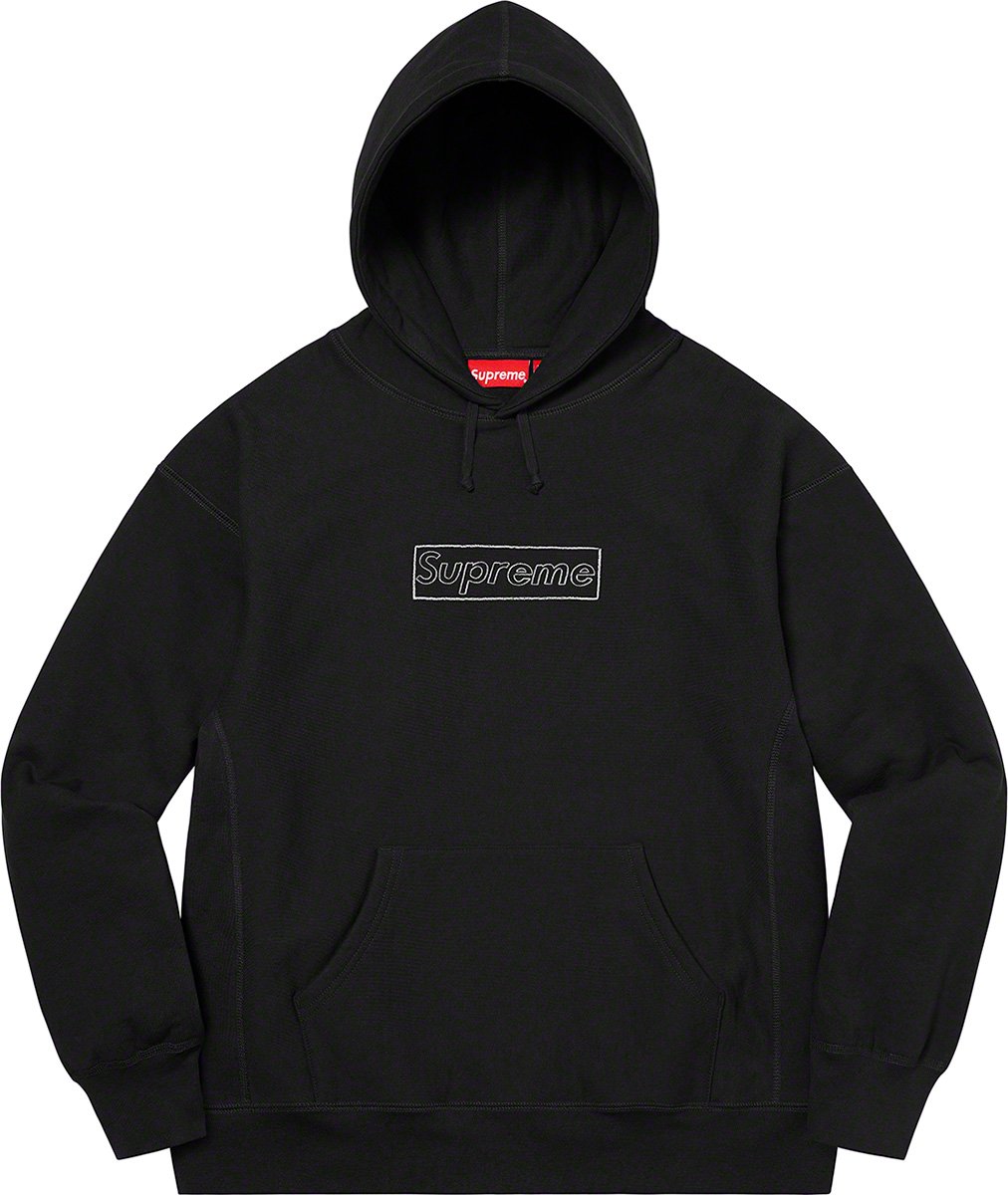 KAWS Chalk Logo Hooded Sweatshirt - spring summer 2021 - Supreme