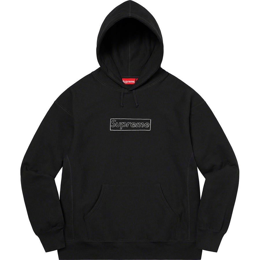 Supreme KAWS Chalk Logo HoodedSweatshirt-