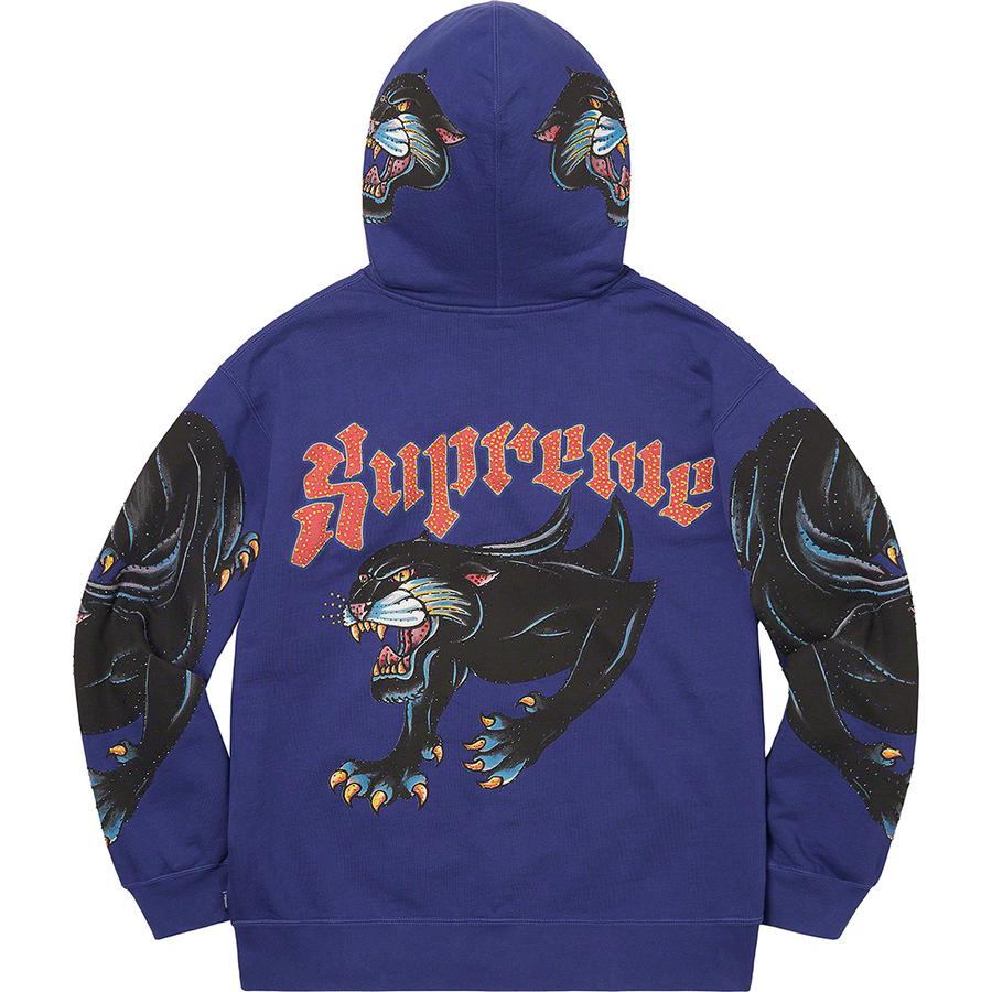 Details on Panther Zip Up Hooded Sweatshirt  from spring summer
                                                    2021 (Price is $168)