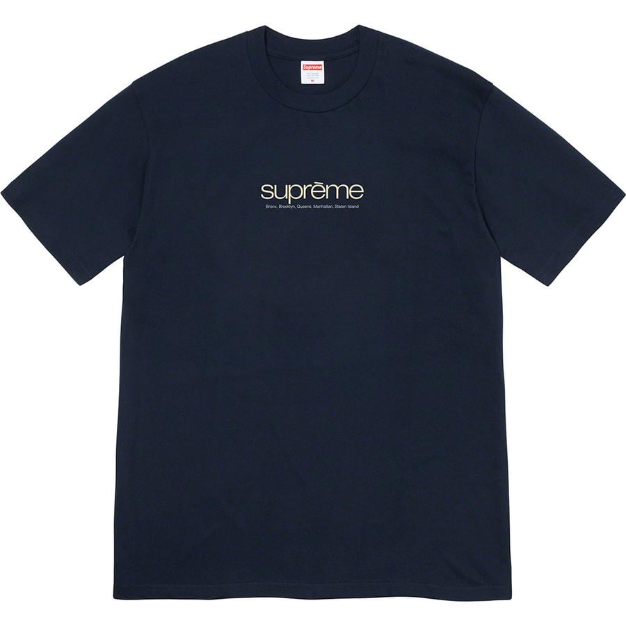 Details on Five Boroughs Tee from spring summer
                                            2021 (Price is $38)