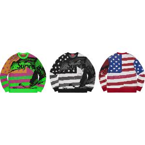 digital flag sweater