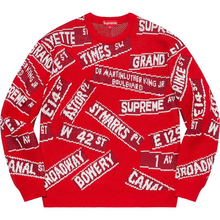 Details on Street Signs Sweater  from spring summer
                                                    2021 (Price is $158)
