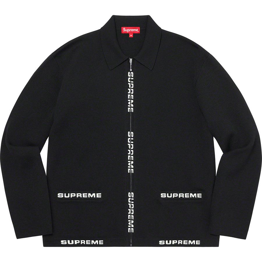 Details on Logo Trim Zip Up Cardigan  from spring summer
                                                    2021 (Price is $168)