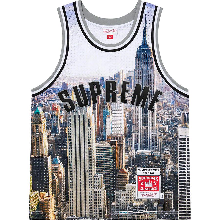 Details on Supreme Mitchell & NessBasketball Jersey  from spring summer
                                                    2021 (Price is $158)