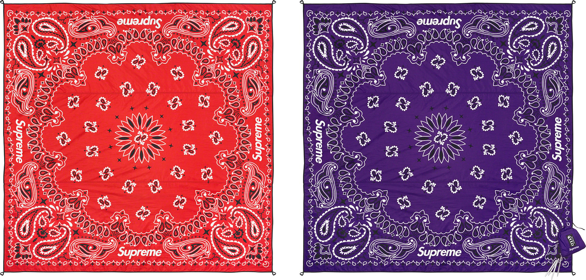 Supreme ENO Islande Nylon Blanket Purple