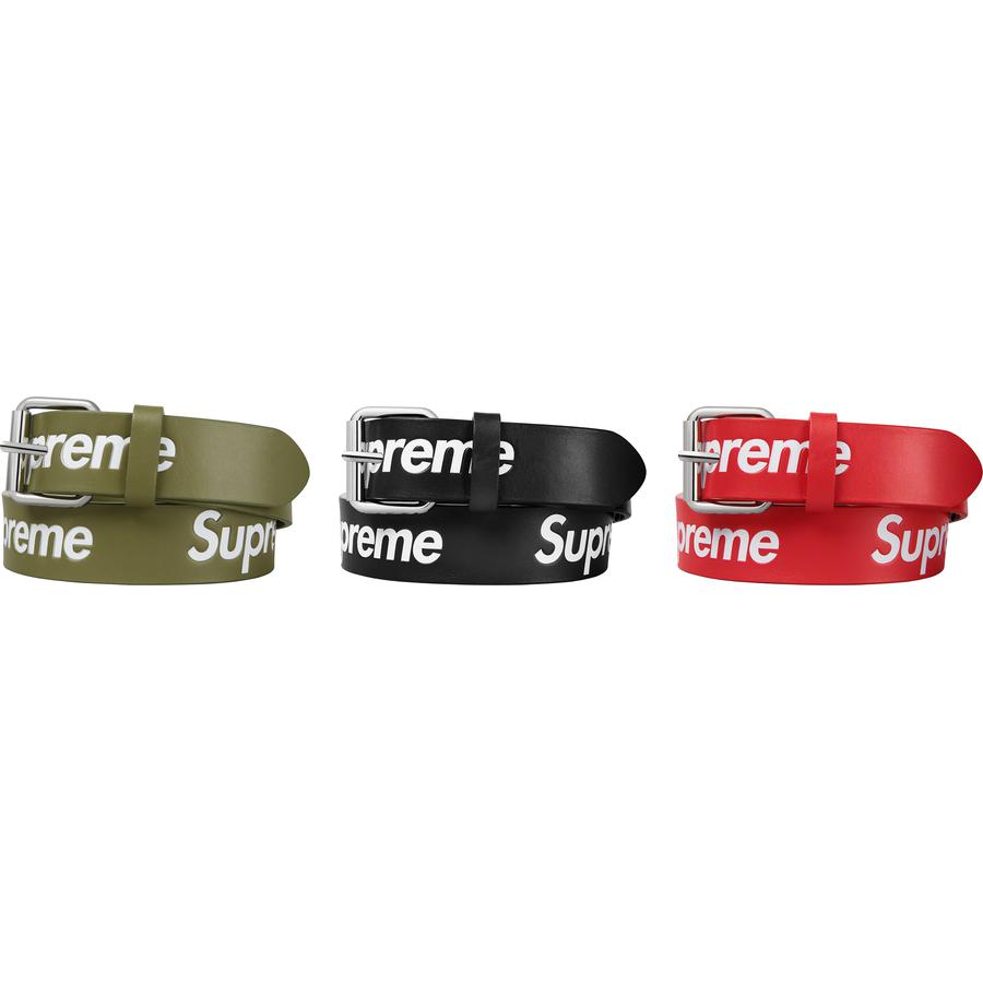 Supreme Repeat Leather Belt Black Size S/M SS22 BRAND NEW *CONFIRMED ORDER*