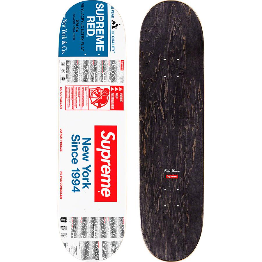 シュプリーム　Paint Skateboard White 8.25 ×32