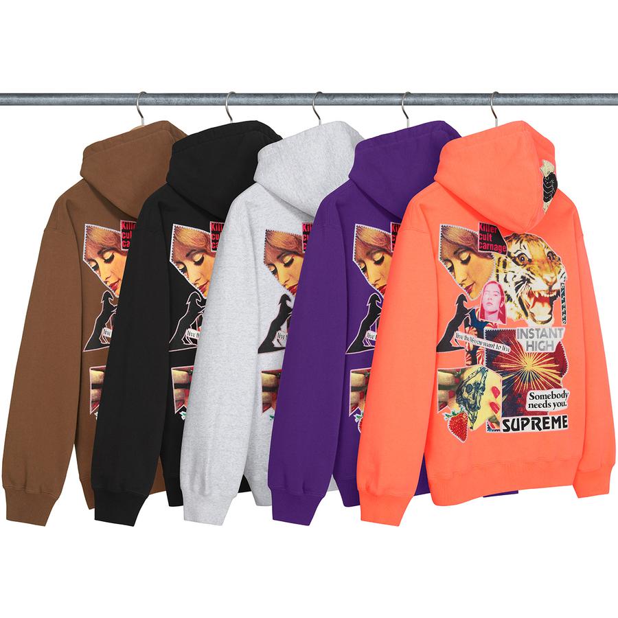 Instant High Patches Hooded Sweatshirt - spring summer 2022 - Supreme