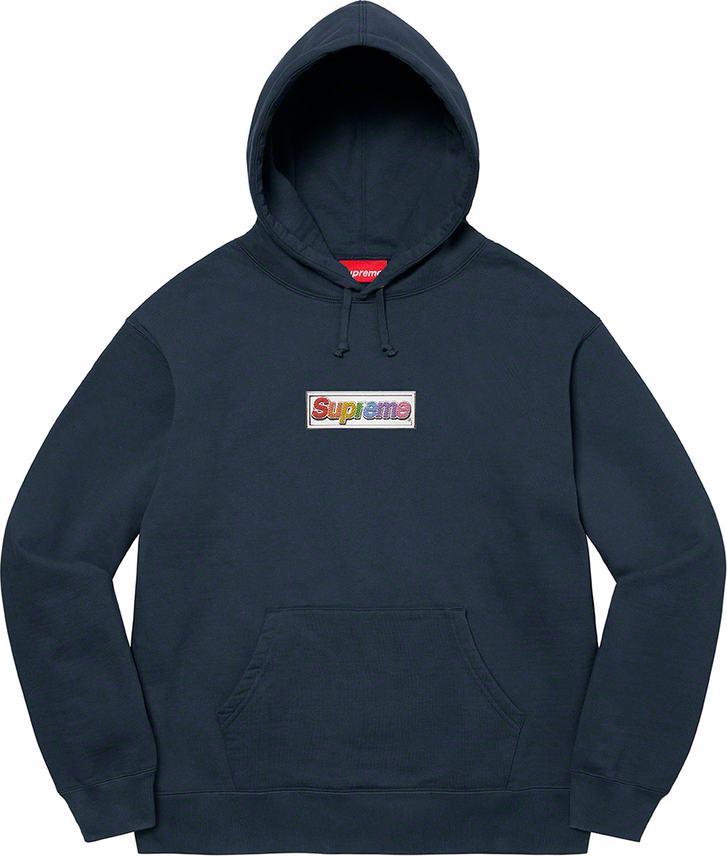 Bling Box Logo Hooded Sweatshirt - spring summer 2022 - Supreme