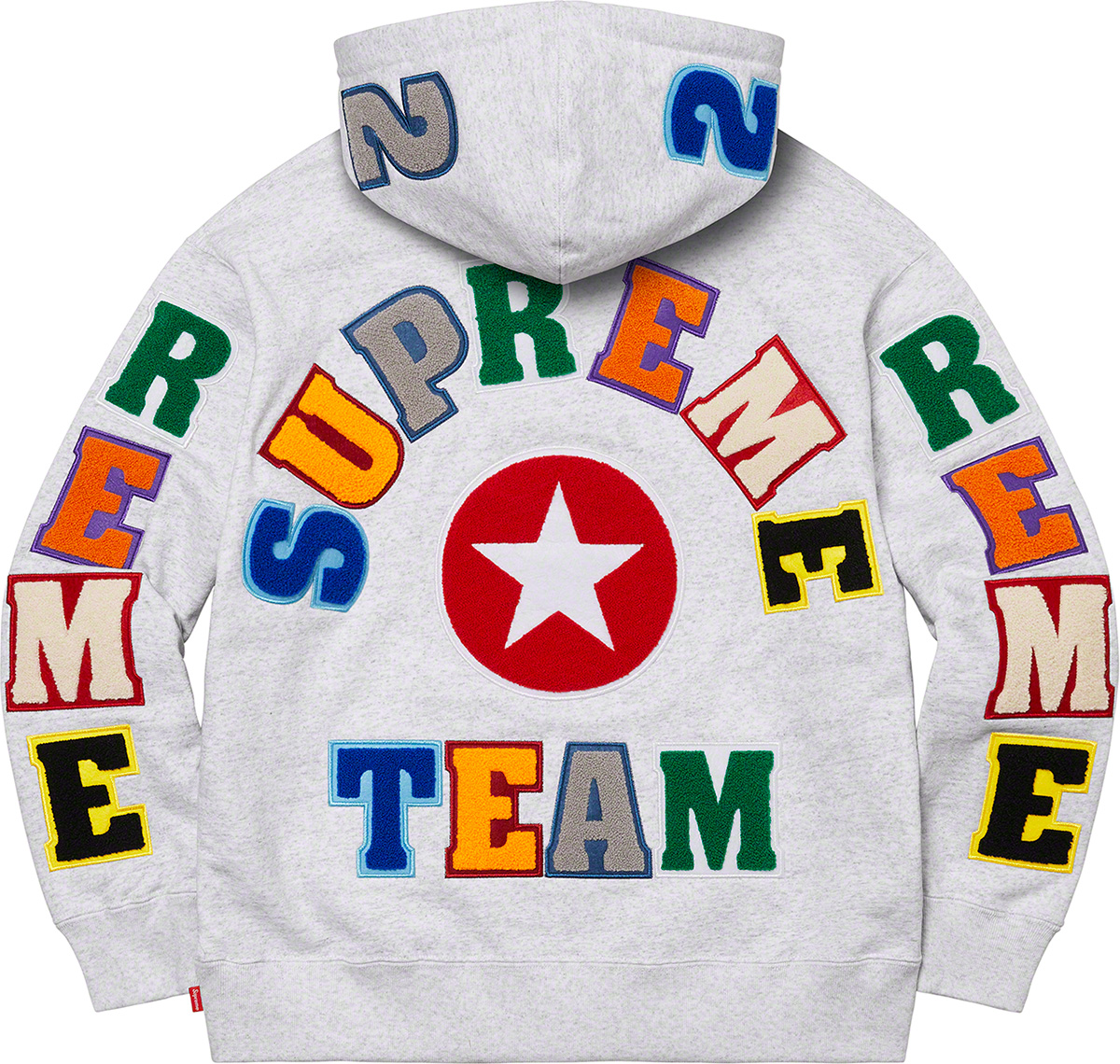 Team Chenille Hooded Sweatshirt - spring summer 2022 - Supreme