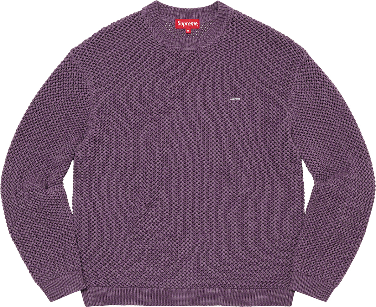 Supreme Open Knit Small Box Sweater L-