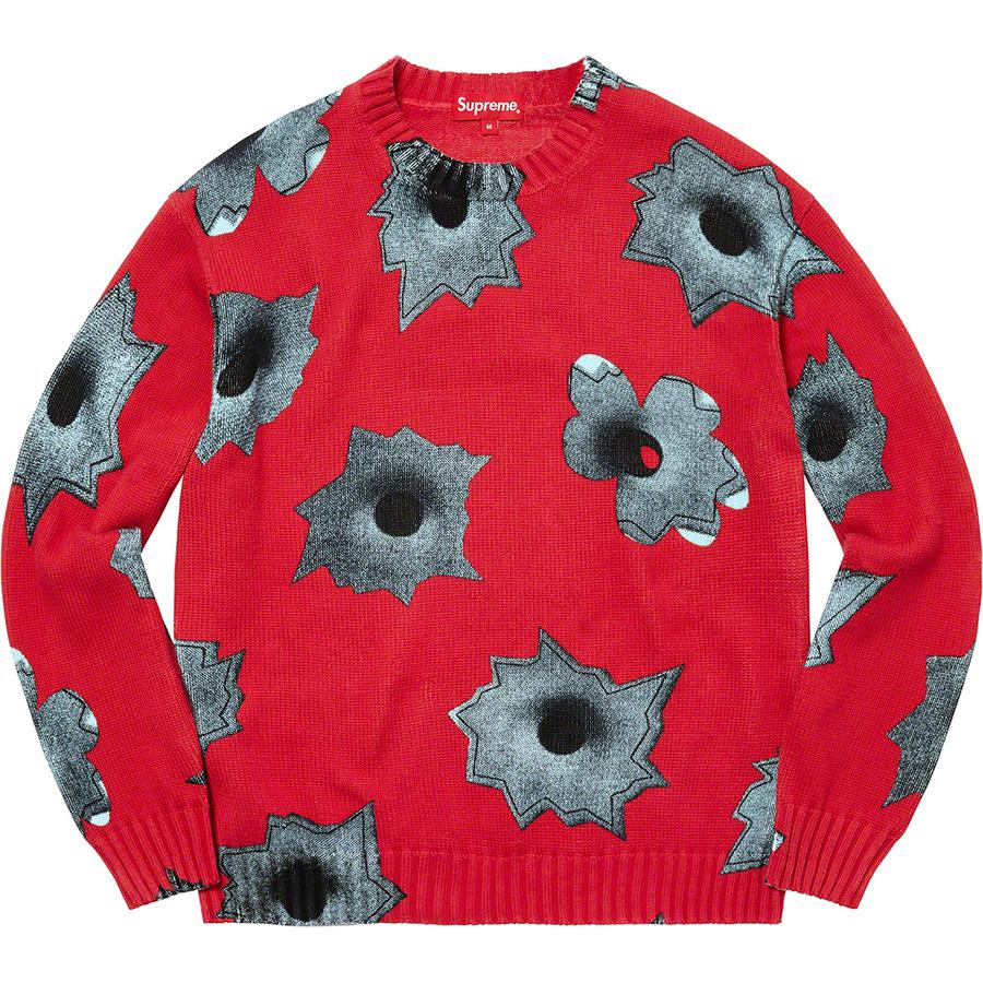 Supreme Nate Lowman Sweater Red S-